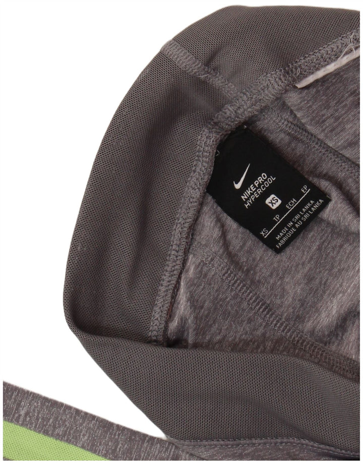 Leggings gráficos NIKE para mujer UK 6 XS Gris