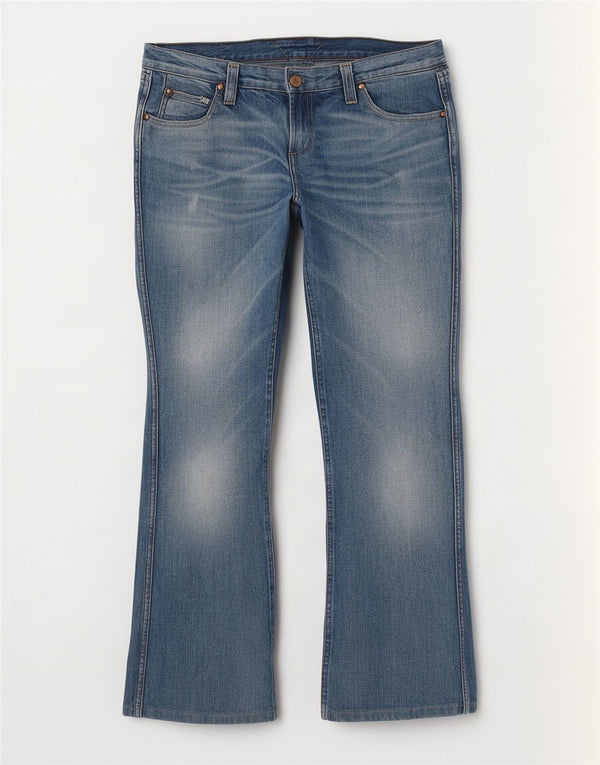 Meltin' Pot Mujer Nicole Bootcut Jeans W30 L28 Azul