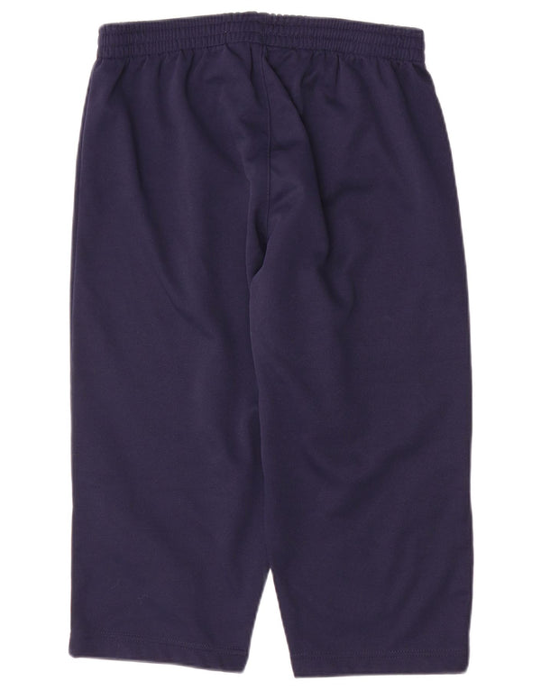 Kappa Bermudas deportivas para hombre, talla grande, poliéster azul marino