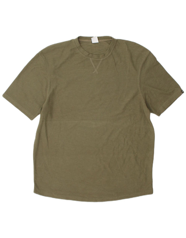 Zara Hombre Camiseta Top XL Caqui