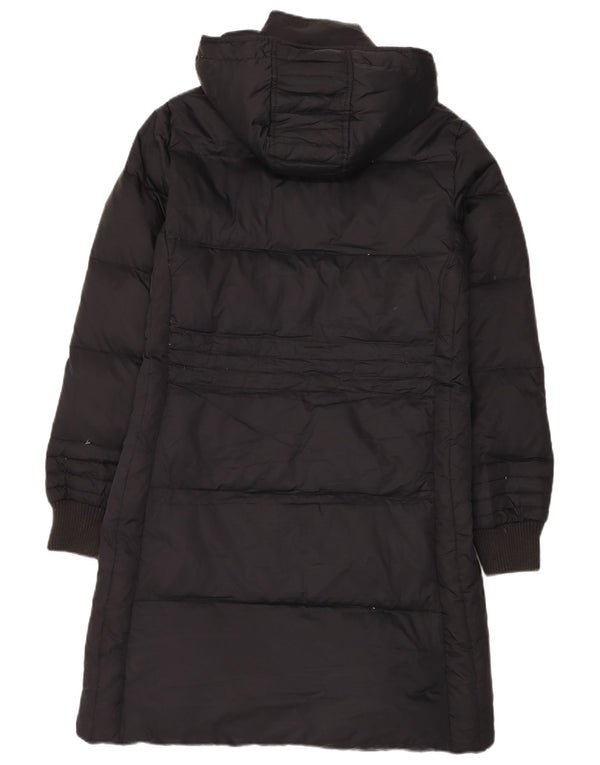 Playlife Abrigo acolchado con capucha para mujer UK 42 Mediano Poliamida negra