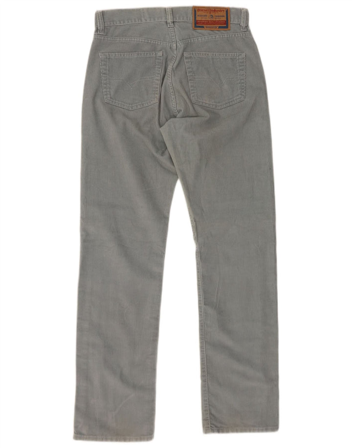 DIESEL Pantalón Recto De Pana W30 L31 Algodón Azul Hombre