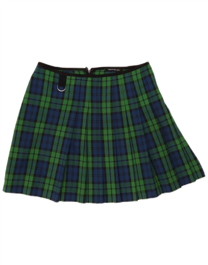 Minifalda para mujer Penny Black W31 Cuadros verdes medianos