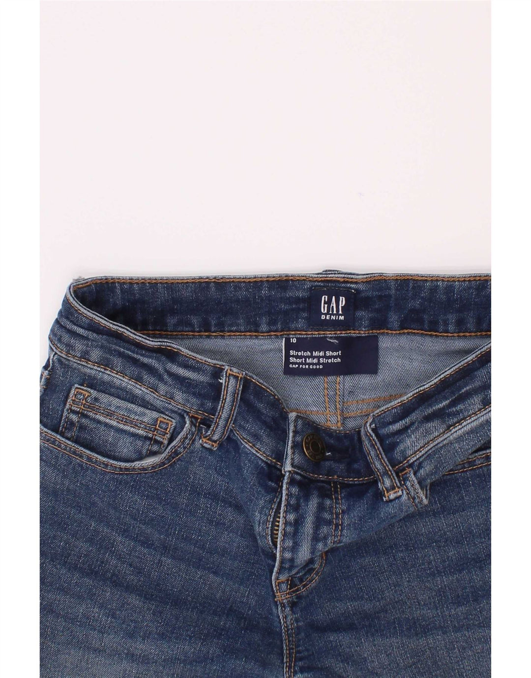 Gap Pantalones cortos vaqueros para niños 9-10 años W24 Algodón azul