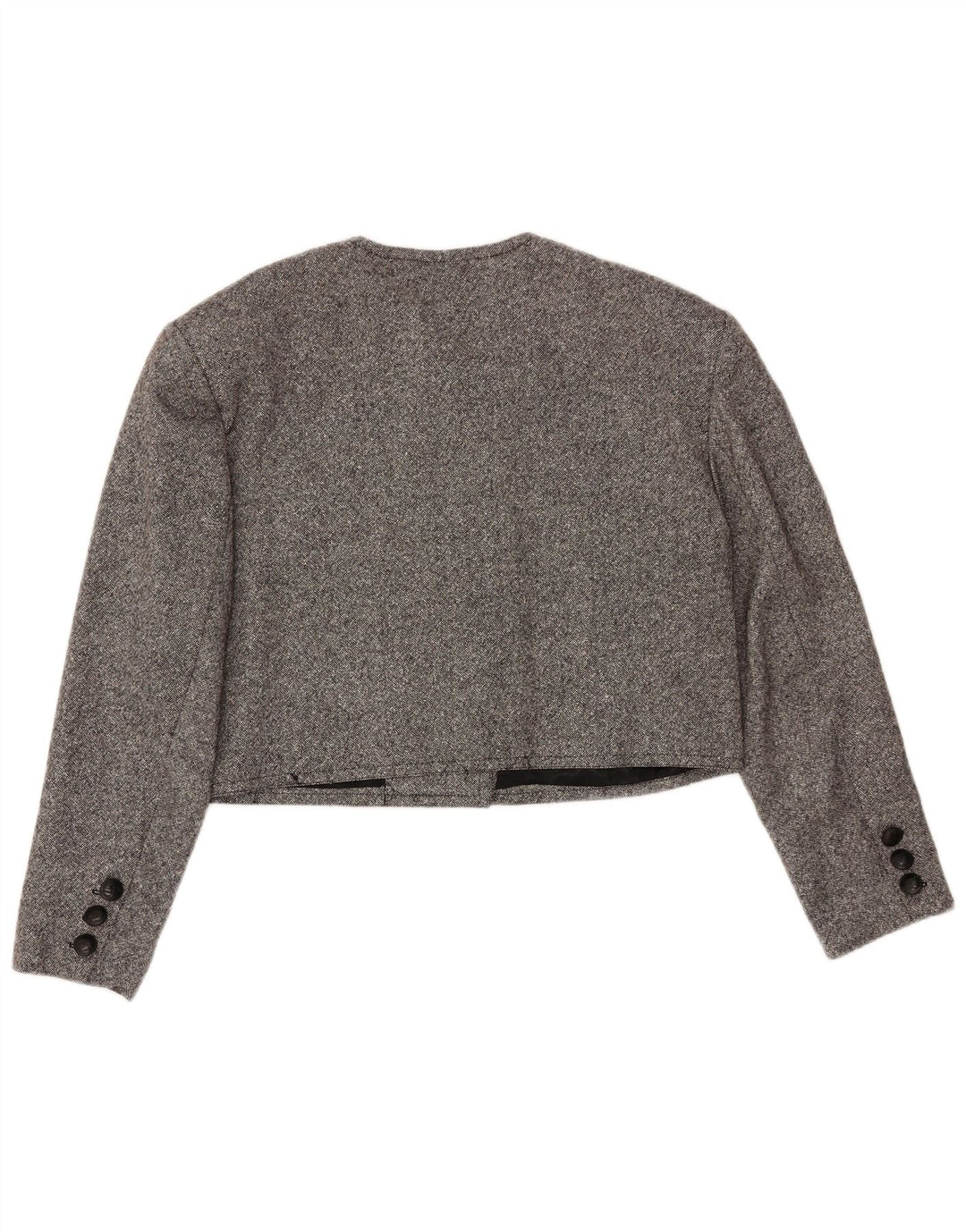 MONDI Chaqueta Bolero de Doble Botonadura para Mujer EU 42 Grande Lana Gris