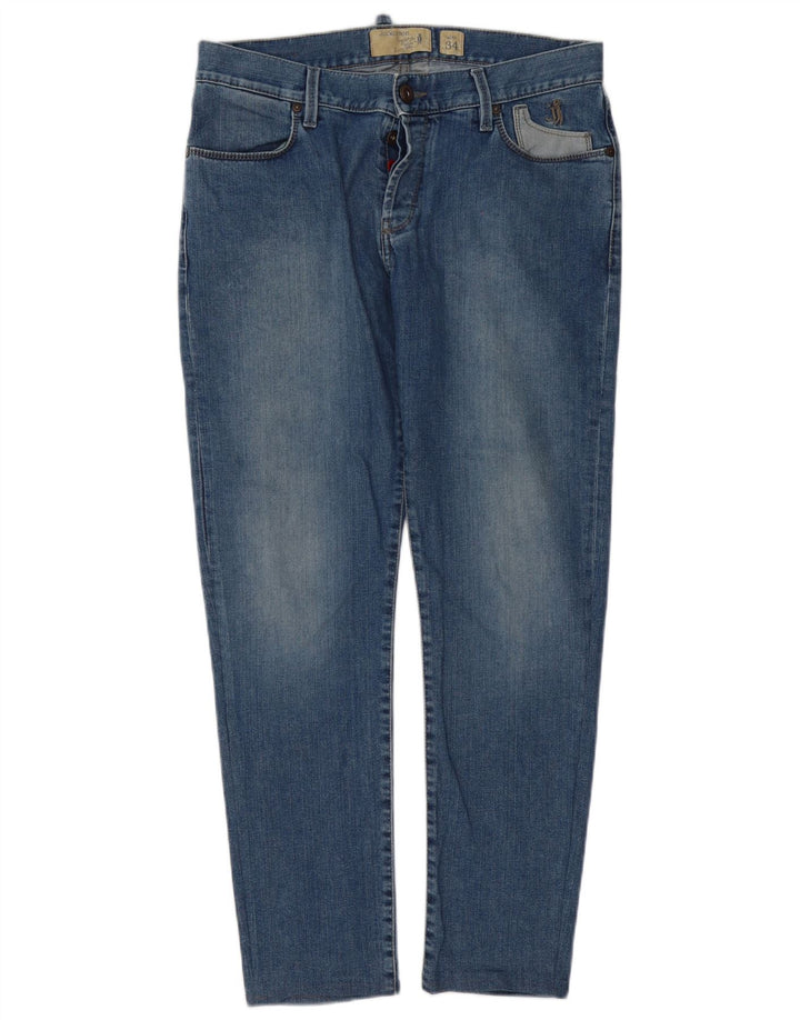 JECKERSON Vaqueros ajustados para hombre W34 L30 Algodón azul