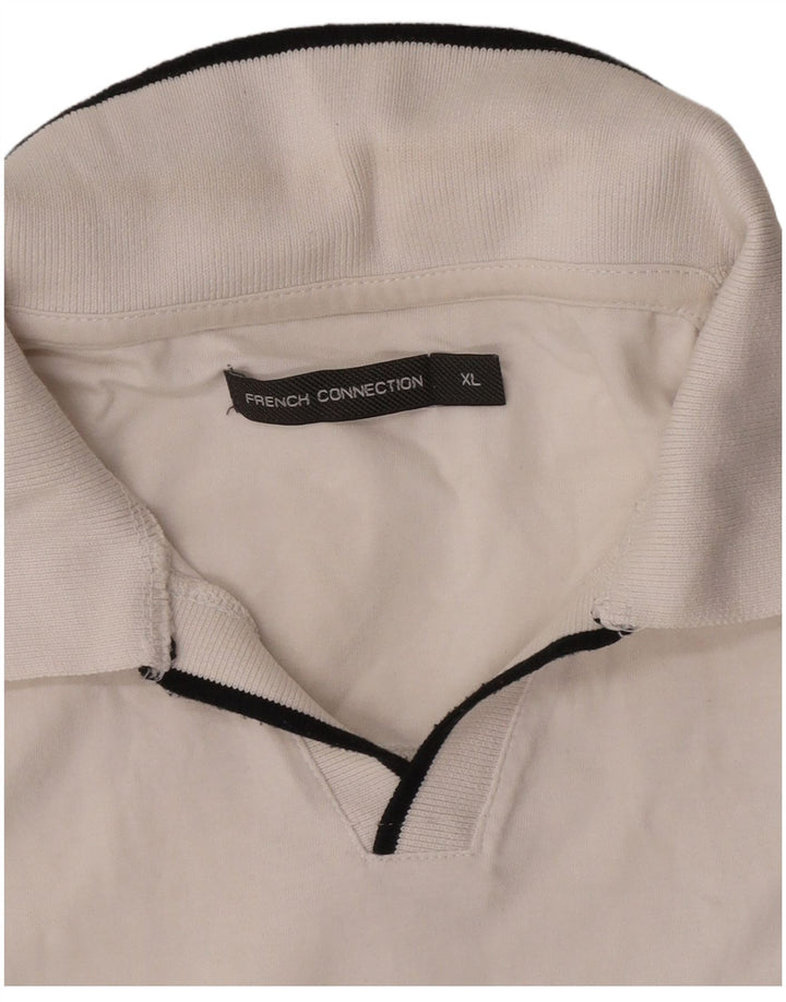 French Connection Polo Hombre XL Blanco