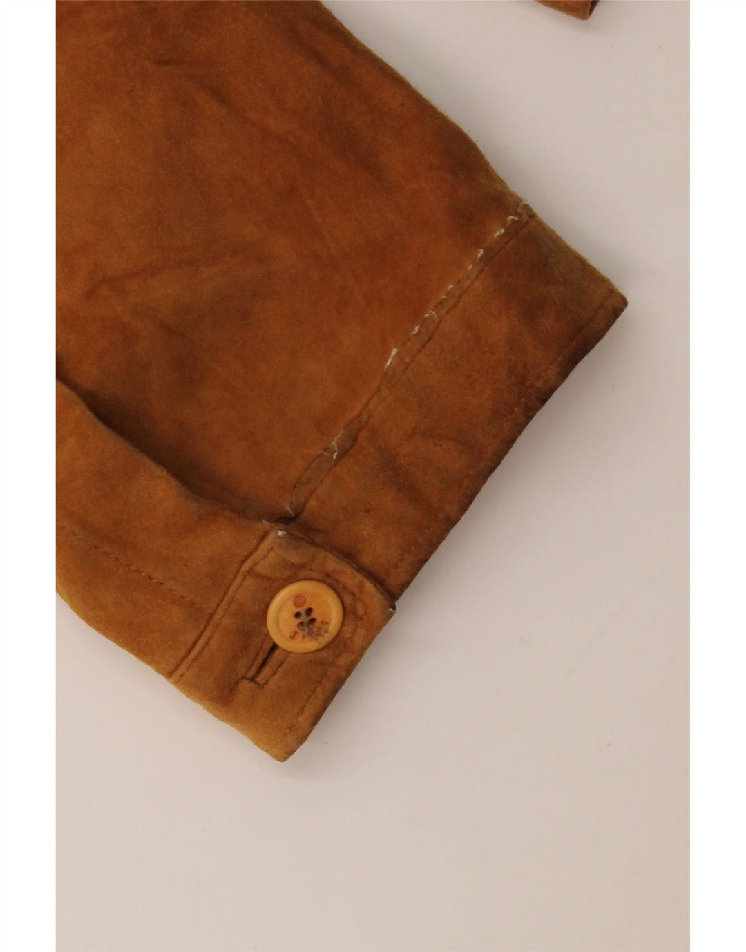 VINTAGE Chaqueta de ante para hombre IT 50 Cuero beige grande