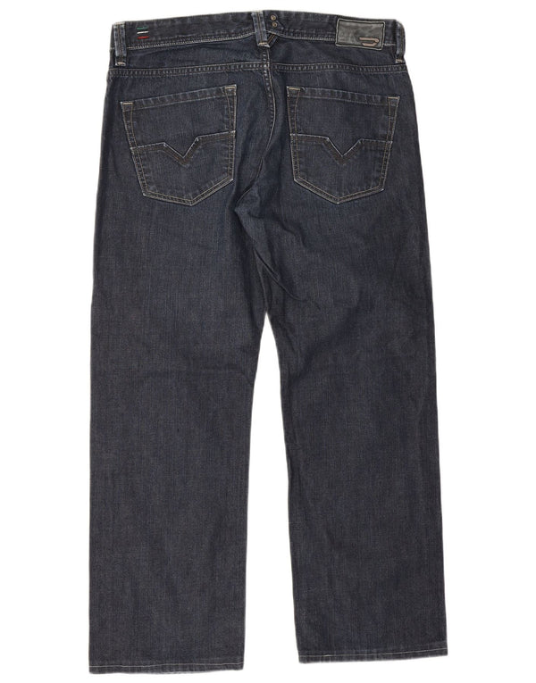 Diesel Vaqueros Rectos Larkee Para Hombre W34 L27 Algodón Azul Marino