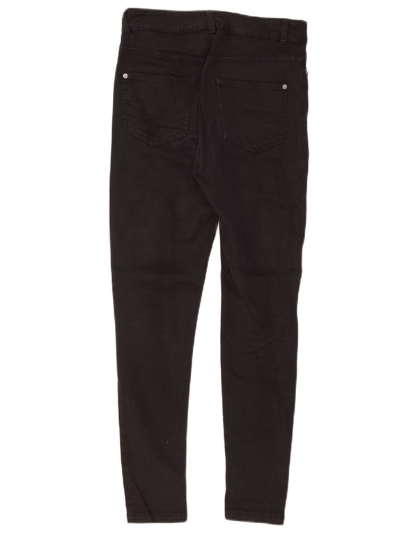 Marks & Spencer Vaqueros súper ajustados para mujer UK 10 Small W30 L29 Algodón negro