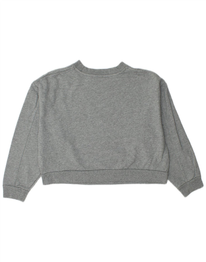 Levi's Sudadera con gráfico de corte extragrande para mujer, talla 10, color gris