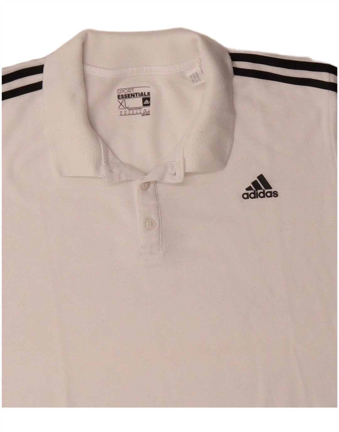Adidas Hombre Climalite Polo XL Blanco Poliéster