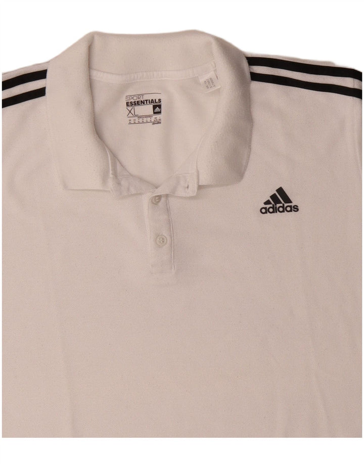 Adidas Hombre Climalite Polo XL Blanco Poliéster