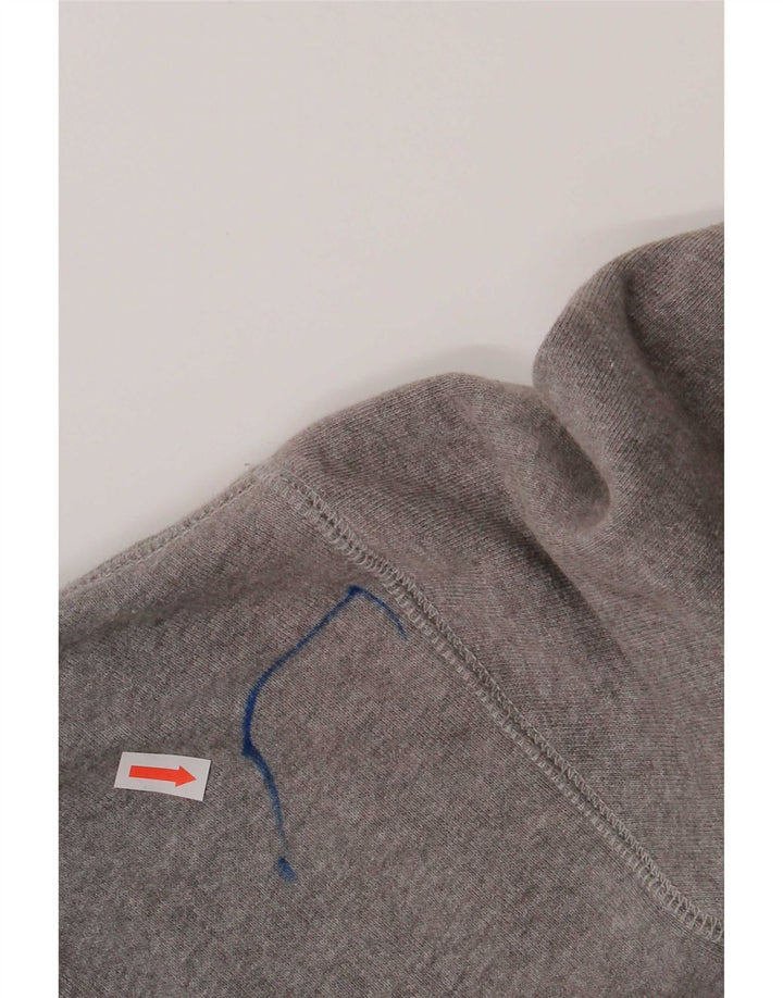 Hackett Hombre Sudadera Con Capucha Y Cremallera De Algodón Gris Medio