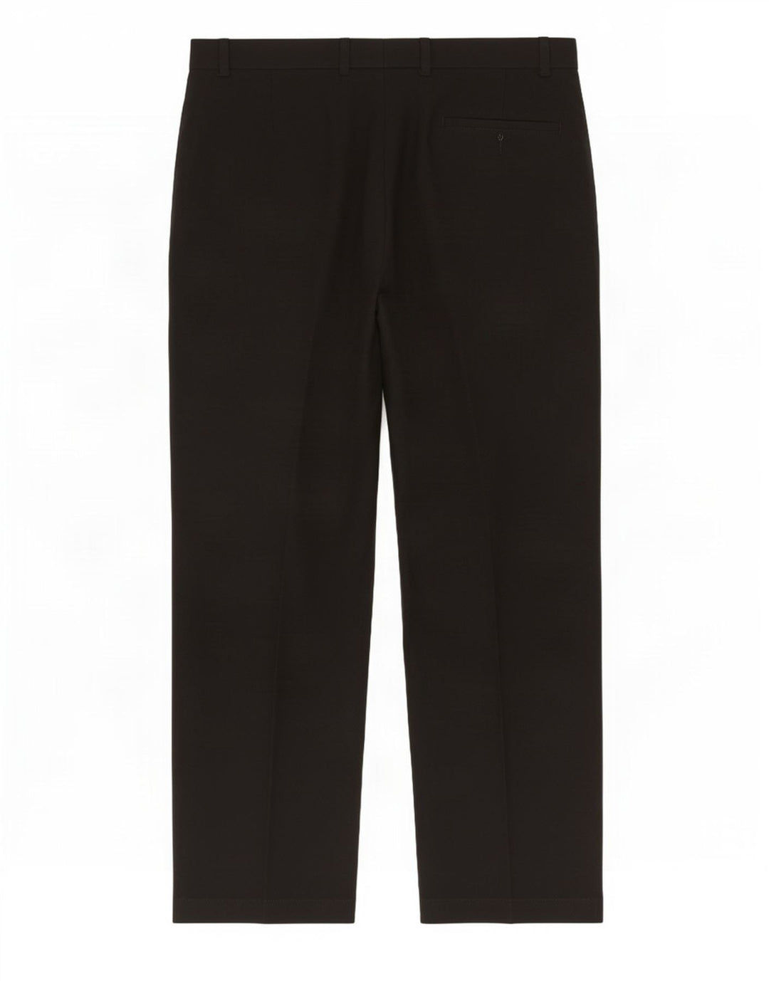 Marks & Spencer Pantalón de traje recto para hombre W36 L29 Poliéster negro