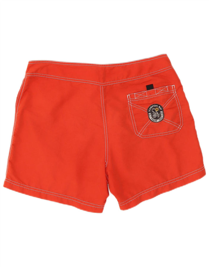 Scorpion Bay Bañador con gráfico para hombre, talla grande, poliéster rojo