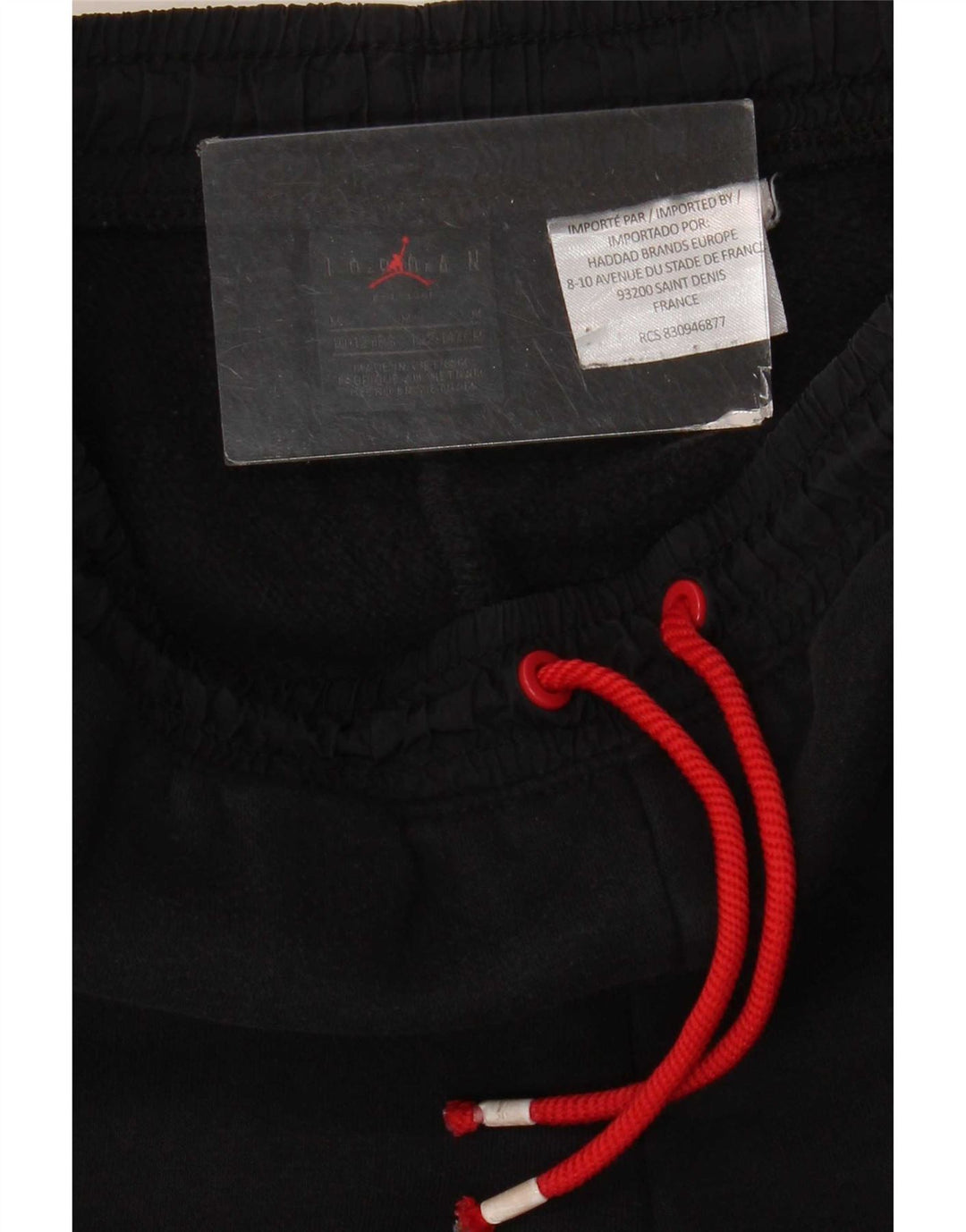 Jordan - Pantalones de chándal para niño, 10-11 años, talla mediana, color negro