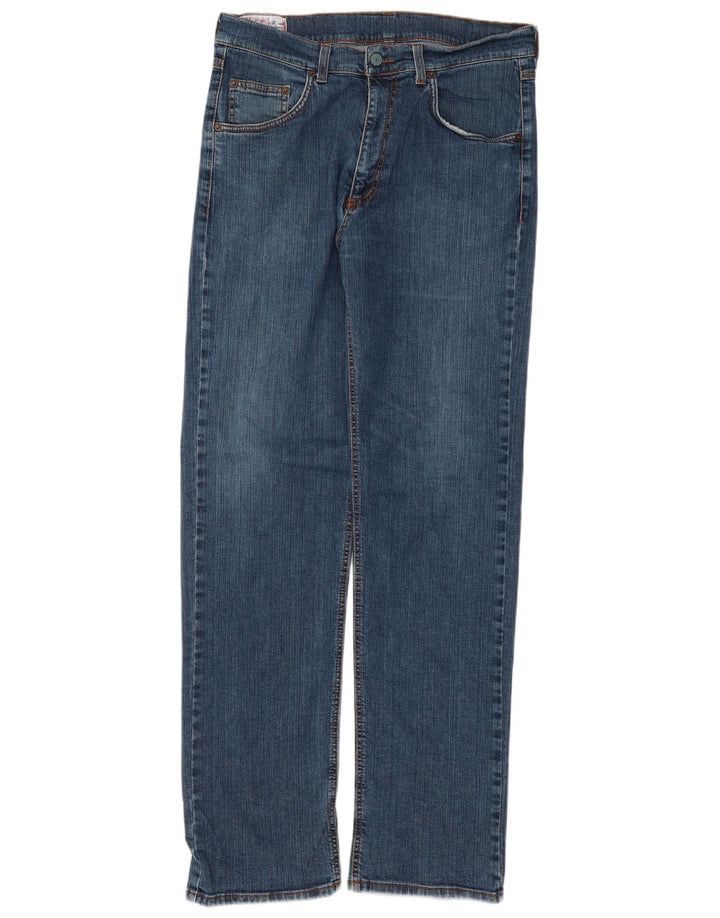 Vaqueros rectos para hombre Rifle W33 L33 Algodón azul
