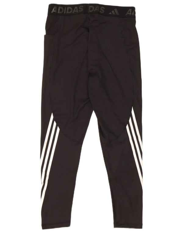 Adidas Tech Fit Leggings gráficos para mujer, talla 40, talla grande, color negro a rayas