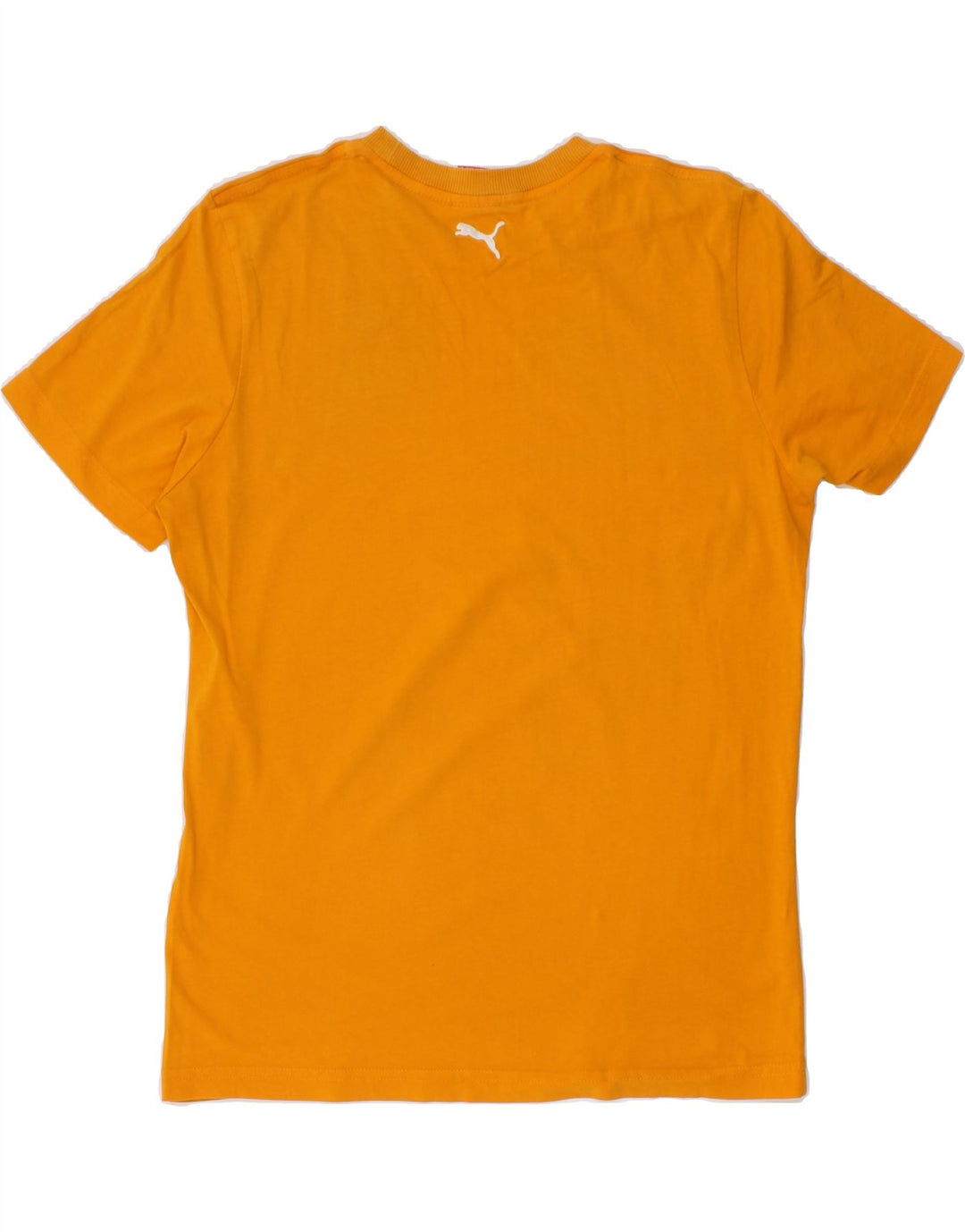 PUMA Mens Graphic T-Shirt Top Medium Yellow Vintage Puma and Second-Hand Puma from Messina Hembry 