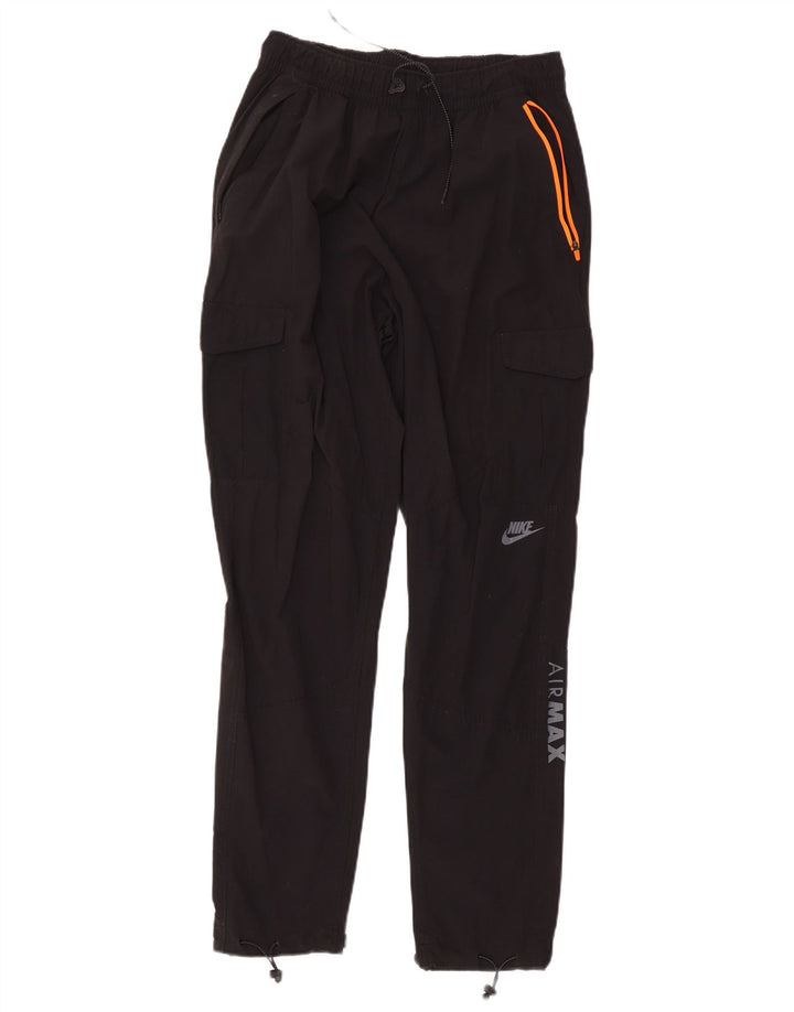 Nike Pantalones de chándal con gráfico Cargo para Hombre, Talla Grande, de Nailon Negro