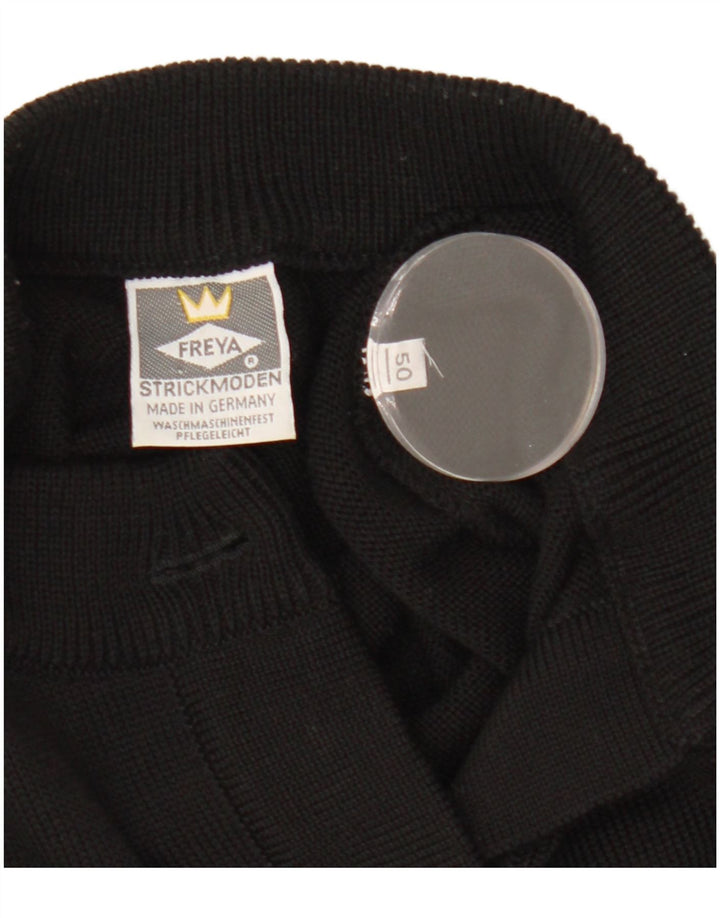 Strickmoden Cárdigan para mujer EU 50 2XL Negro Poliacrílico