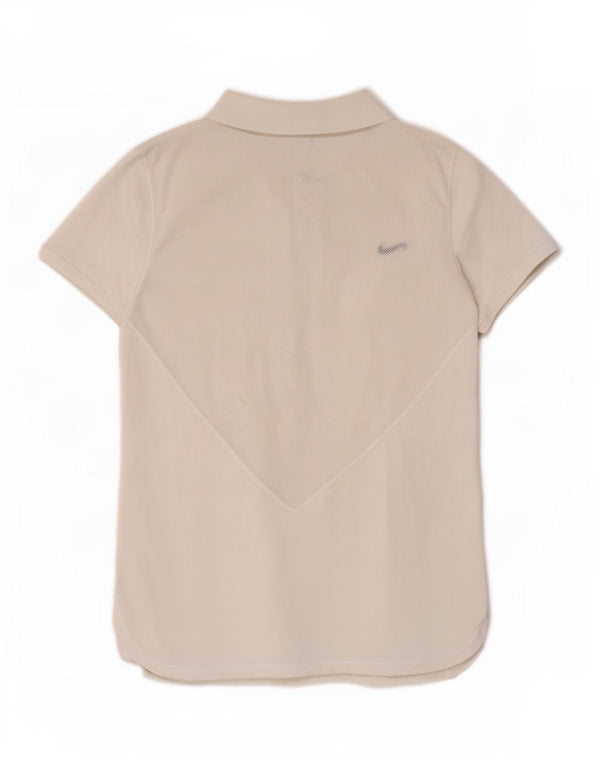 Nike Polo para mujer UK 8/10 Small Off White