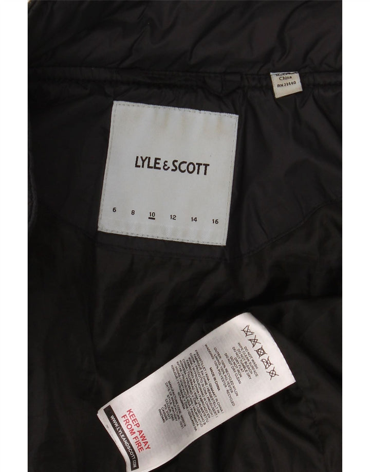 Lyle & Scott Chaqueta acolchada para niño 9-10 años Nylon negro