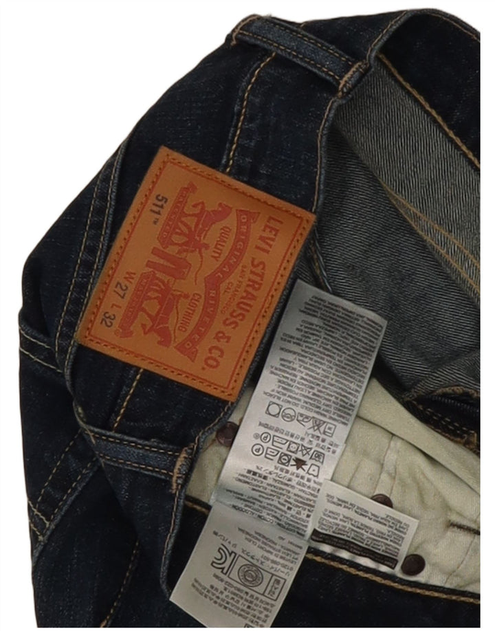 Vaqueros Levi's 511 Slim para mujer W27 L32 Algodón azul marino