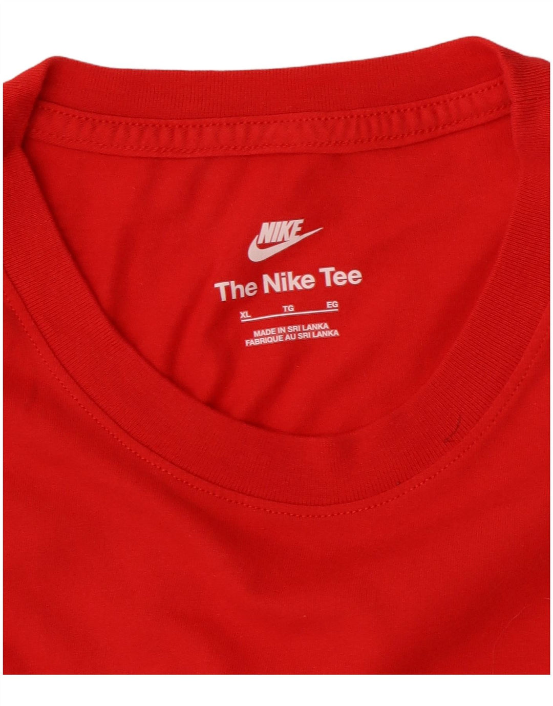 Camiseta NIKE Hombre Top XL Rojo