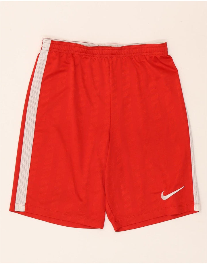 Nike - Pantalones cortos deportivos Dri Fit para hombre, poliéster, color rojo, pequeño