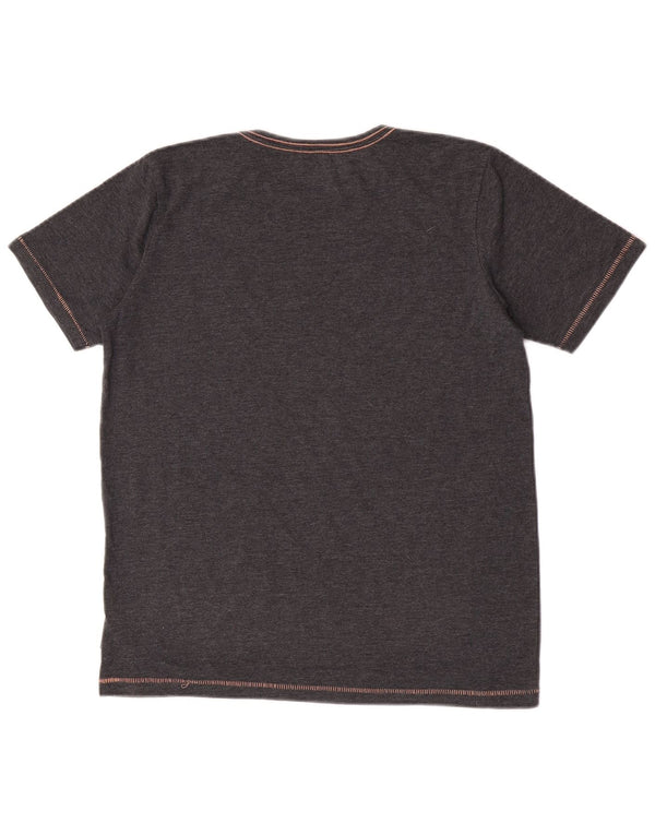 Quiksilver Camiseta Gráfica para Niños 15-16 Años Gris Algodón