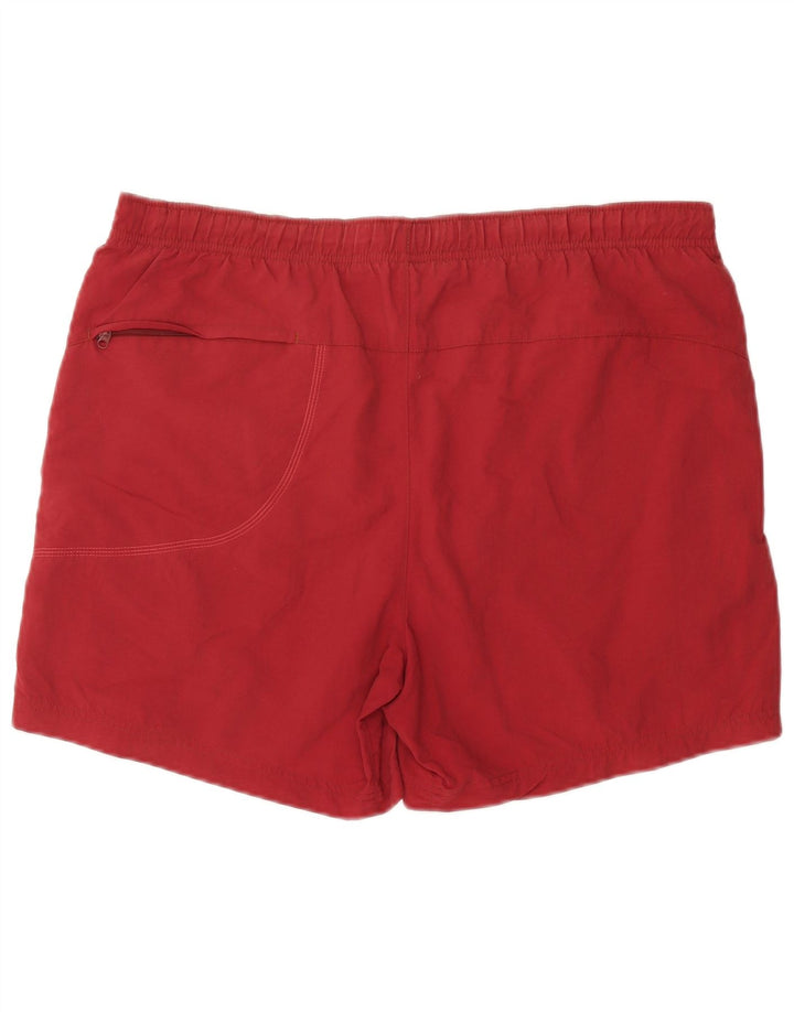 NIKE Bañador para hombre, talla grande, nailon rojo a rayas
