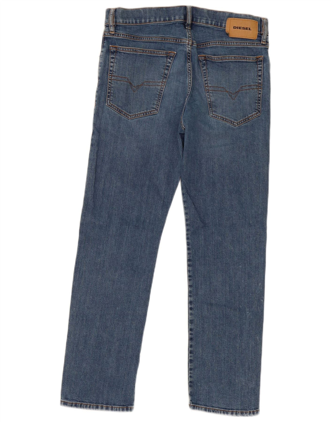 DIESEL Vaqueros Rectos Mujer W30 L27 Azul Algodón