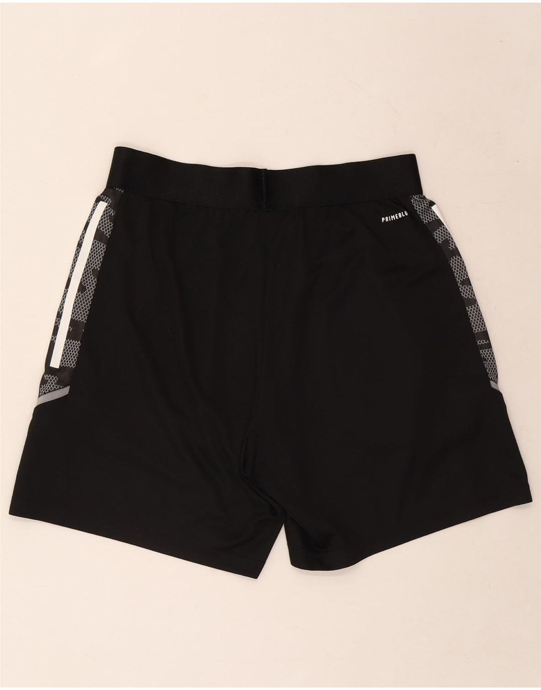 Adidas Pantalones cortos deportivos para hombre poliéster de camuflaje negro mediano