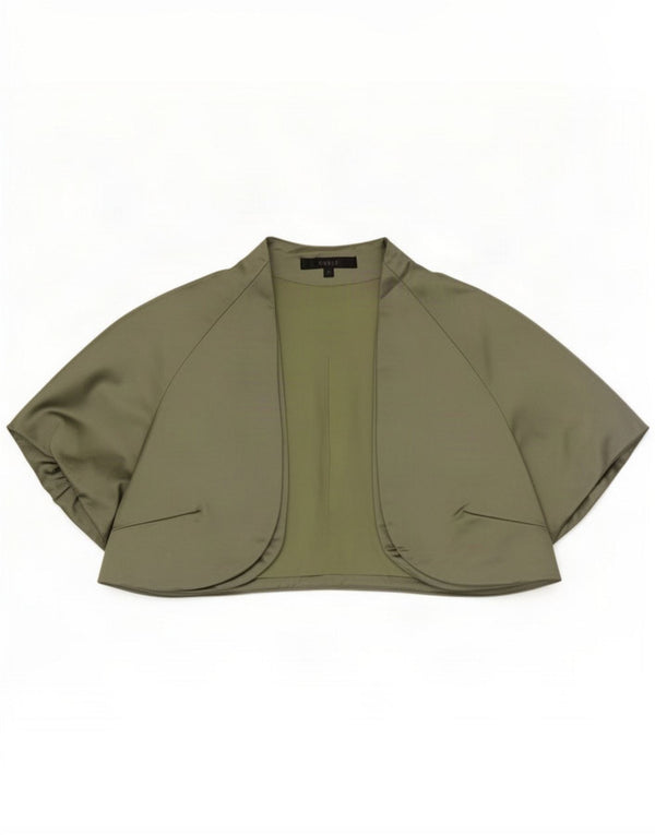 Chaqueta bolero para mujer Coast UK 46 Large Green Acetate