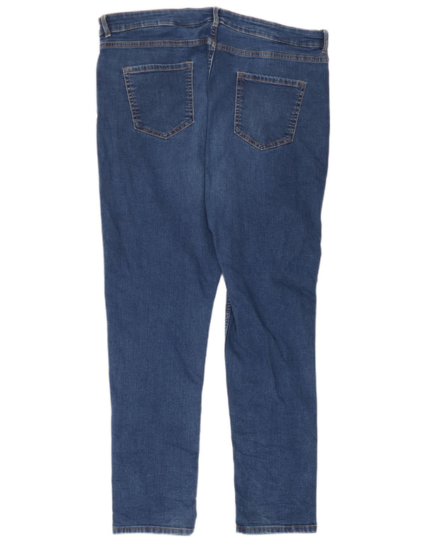 Marks & Spencer Jeans The Lily Slim para Mujer UK 18 XL W36 L28 Algodón Azul