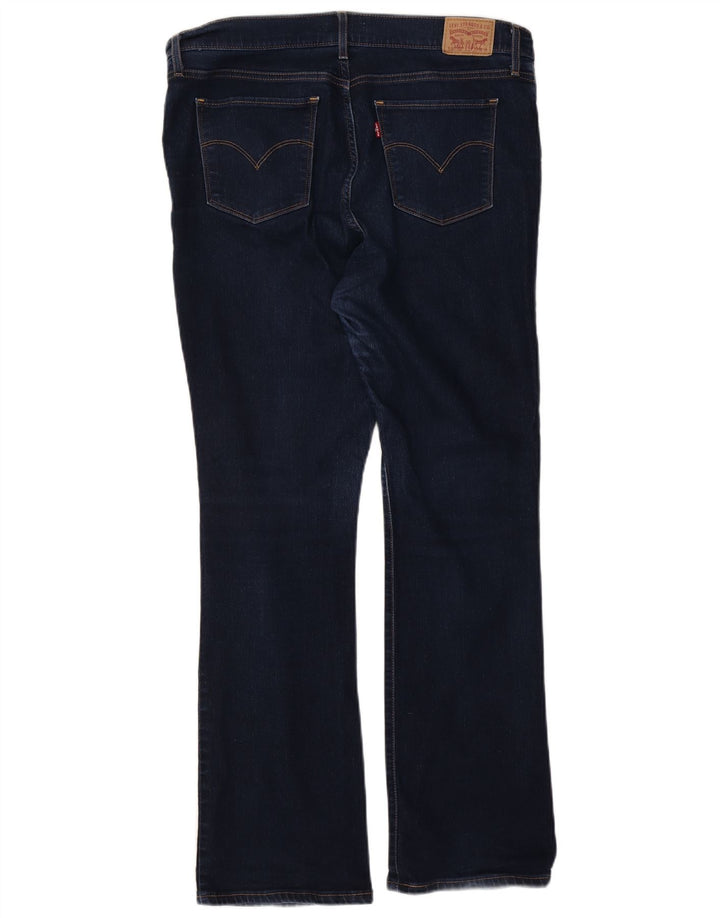 Levi's Mujer 315 Shaping Bootcut Jeans W33 L32 Algodón Azul Marino