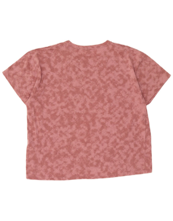 Under Armour Camiseta gráfica para mujer Top UK 18 XL Algodón teñido anudado rosa
