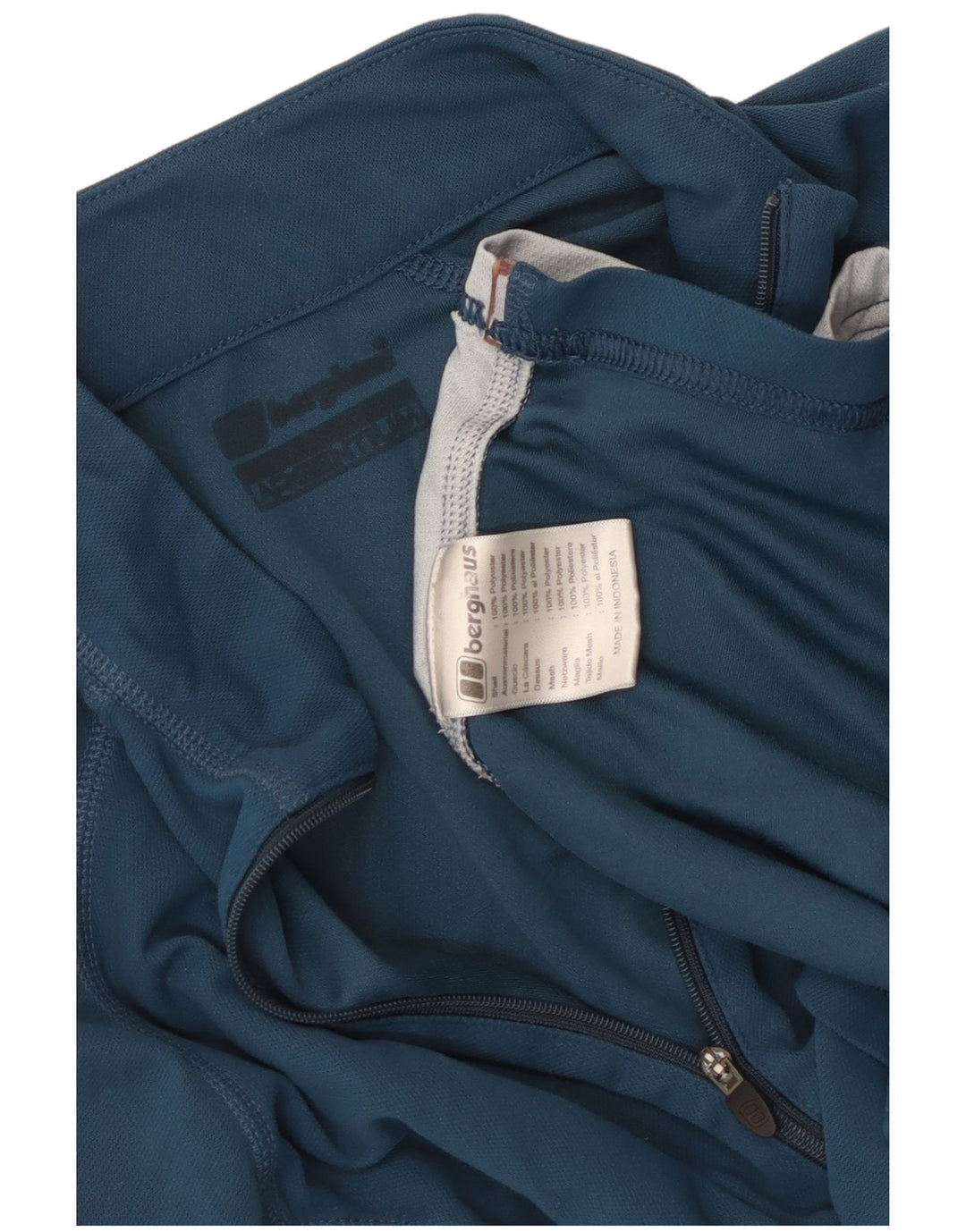 Berghaus Mujer Jersey Chándal Top UK 40 Grande Azul Colorblock
