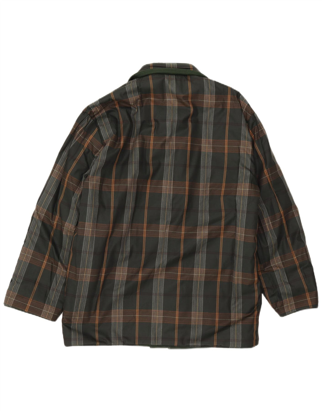 Navigare Chaqueta Reversible para Hombre UK 38 Lana Verde Mediana