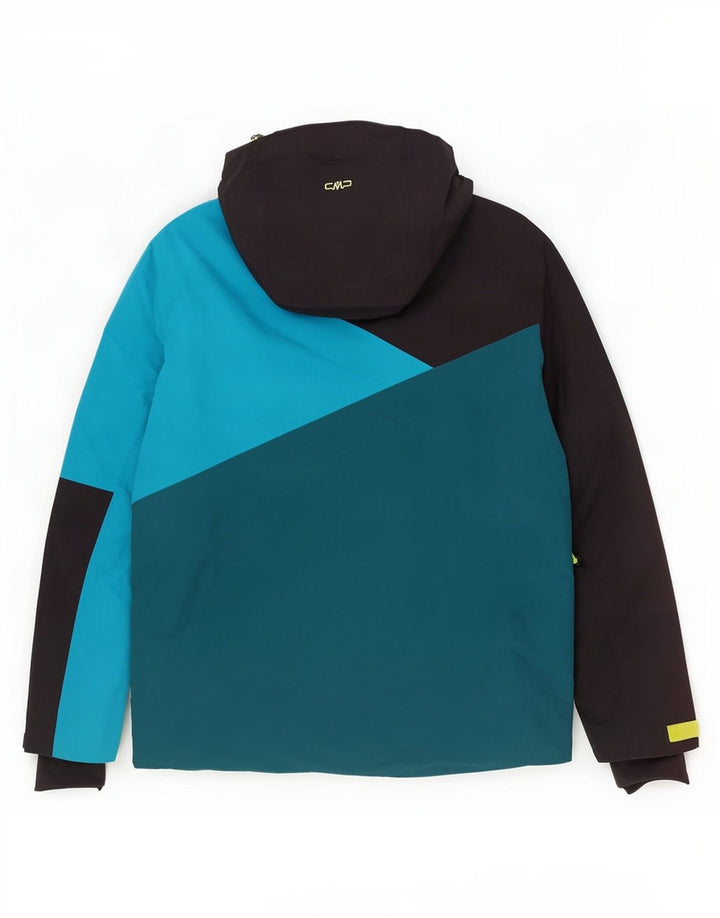 CMP Chaqueta de esquí con capucha para hombre IT 46 Small Blue Colourblock Poliéster