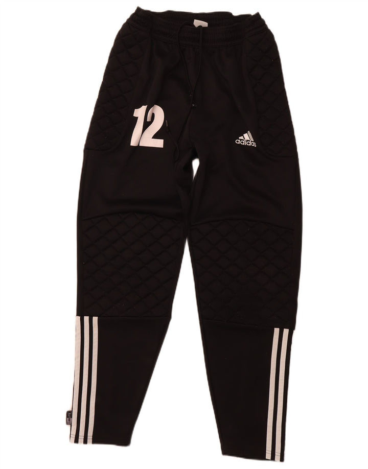 ADIDAS Pantalón de chándal gráfico para hombre Poliéster negro mediano