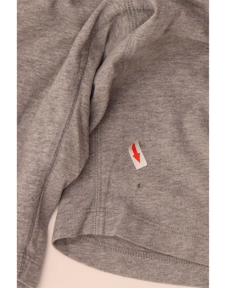 Pantalones cortos deportivos Nike para hombre de algodón gris medio