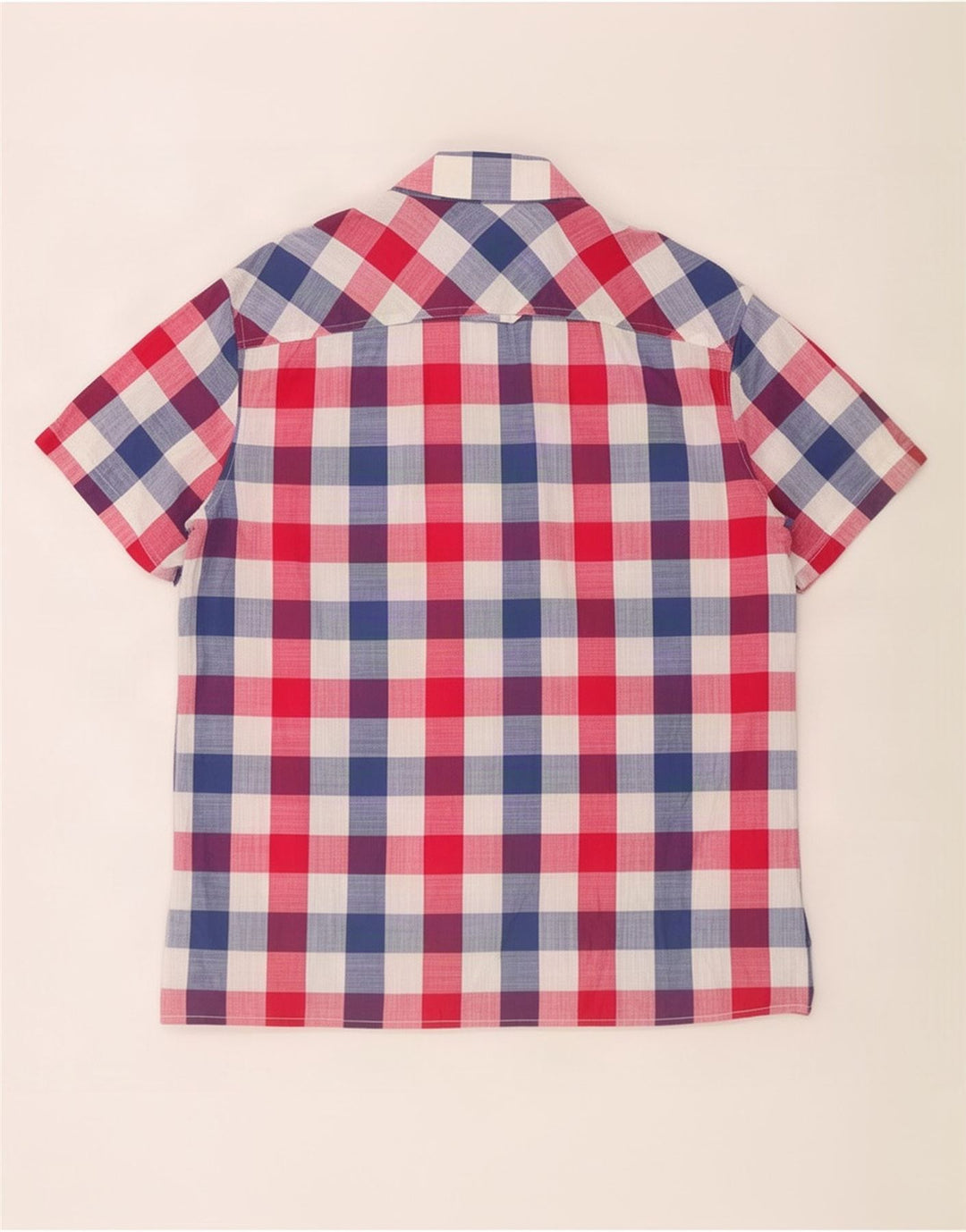 Camisa Joules Hombre Manga Corta Classic Fit Large Multicolor Vichy