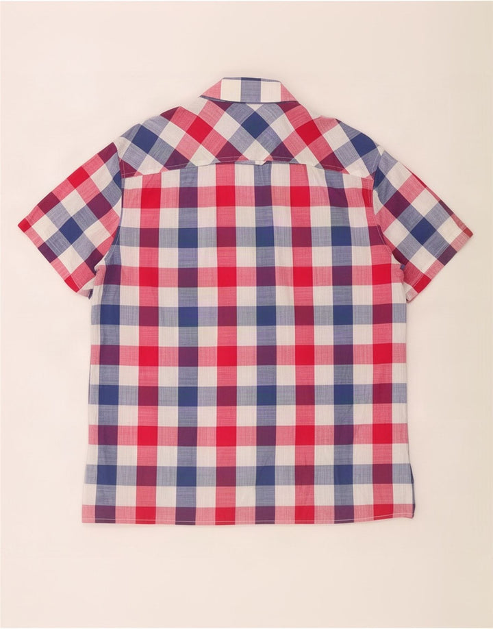 Camisa Joules Hombre Manga Corta Classic Fit Large Multicolor Vichy