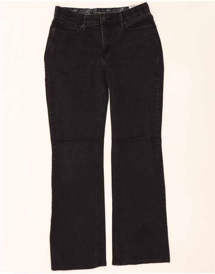 LEVI'S Jeans 525 Bootcut para mujer US 10 Grande W30 L30 Negro