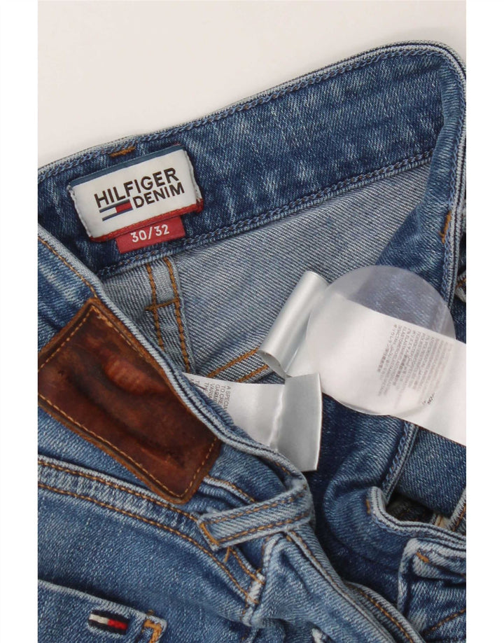 Tommy Hilfiger Vaqueros Slim para Hombre W30 L32 Algodón Azul