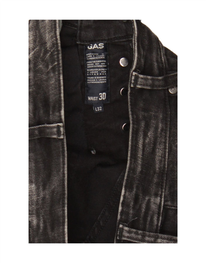 Vaqueros pitillo para hombre Gas W30 L32 Gris
