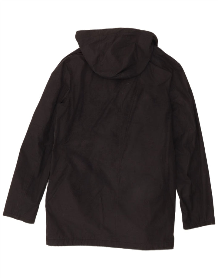 Lyle & Scott Chaqueta cortavientos con capucha para hombre UK 38 Mediano Negro Poliéster